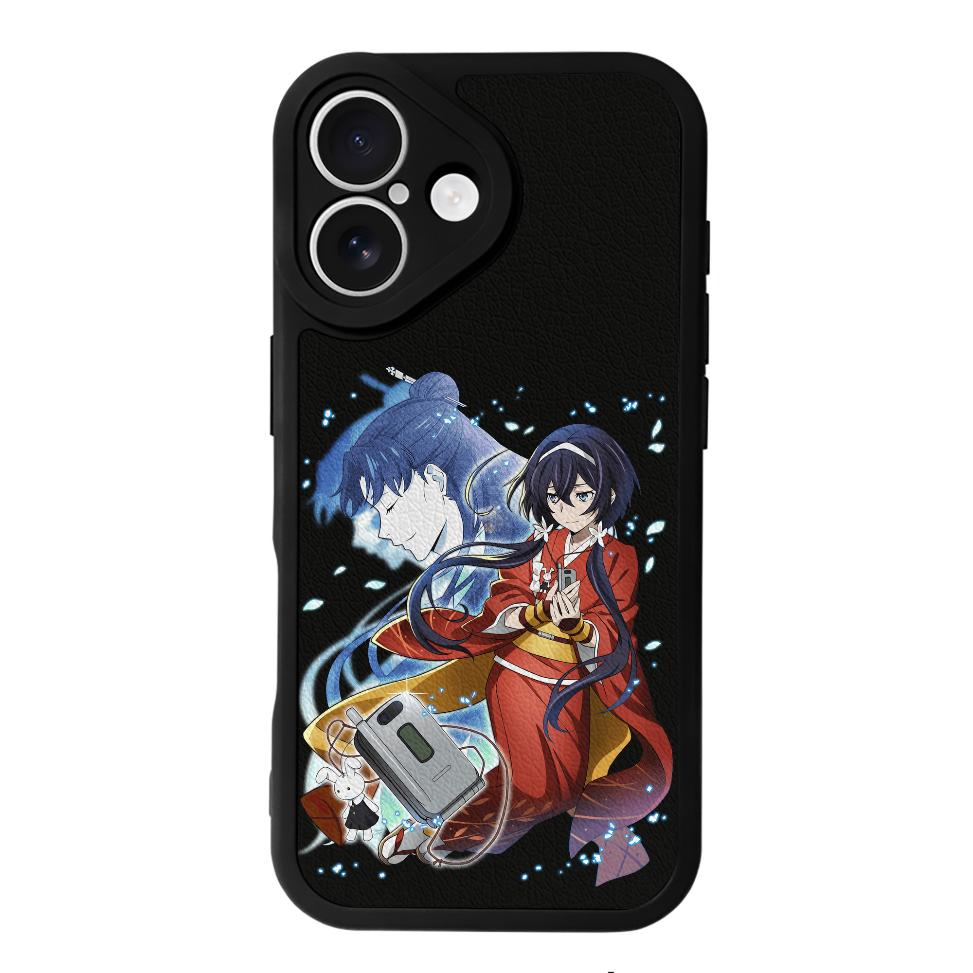 （画像用） 文豪ストレイドッグス Bungo Stray Dogs 【iPhone 16シリーズ対応】シリコンスマホケース（レザー調） 材質：シリコン